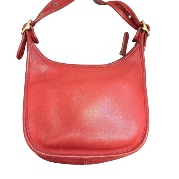 Coach vintage 9950 red leather Janice legacy messenger bag - Picture 1 of 16